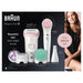 EAN 4210201222996 - Braun Silk-épil 9 81683682 depiladora 40 pinzas Blanco, Rosa imagen 4