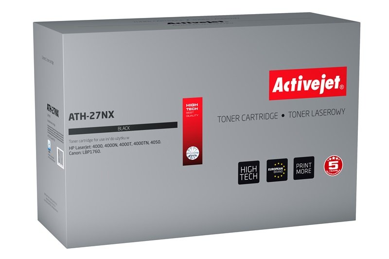 EAN 5904356294692 - Activejet ATH-27NX cartucho de tóner 1 pieza(s) Compatible imagen 1