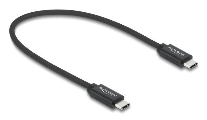 Delock Koaxiales Usb 40 Gbps Cable Usb Pd 3.1 240 W 0,5 M