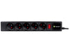EAN 5907512869833 - Tracer Surge protector PowerGear 5 m Black (5 outlets) base múltiple 5 salidas AC Interior Negro imagen 2