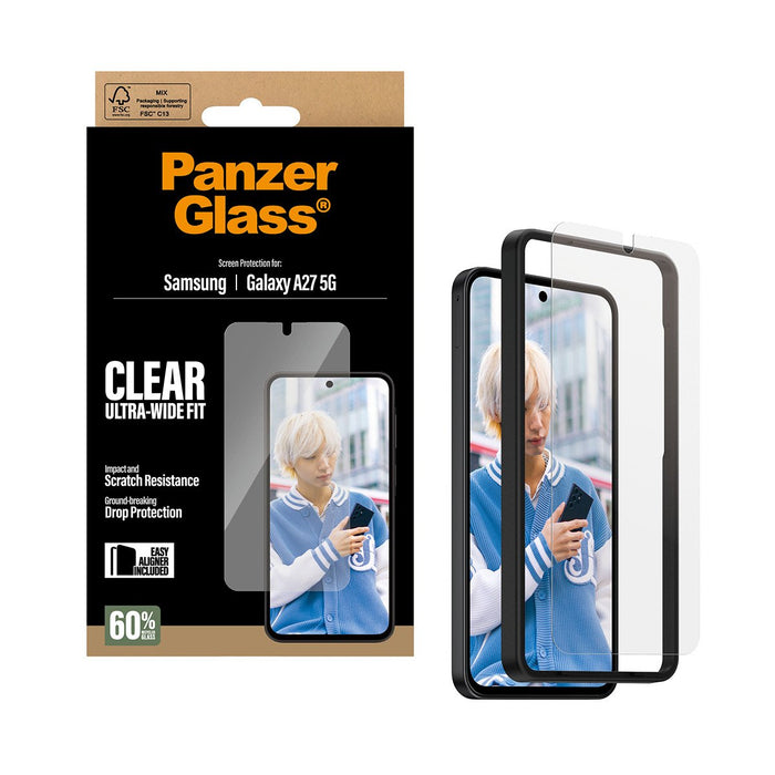 EAN 5715685033995 - PanzerGlass ® Screen Protector Samsung Galaxy A27 5G | Ultra-Wide Fit w. EasyAligner Protector de pantall imagen 5