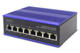 EAN 4016032458869 - ASSMANN Electronic DN-650108 switch Fast Ethernet (10/100) Energía sobre Ethernet (PoE) Negro, Azul imagen 1