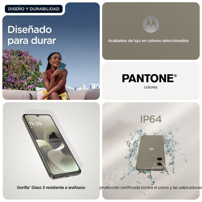 EAN 0840493601861 - Motorola moto g06 power 17,5 cm (6.88") SIM doble Android 15 4G USB Tipo C 4 GB 64 GB 7000 mAh Caqui imagen 16