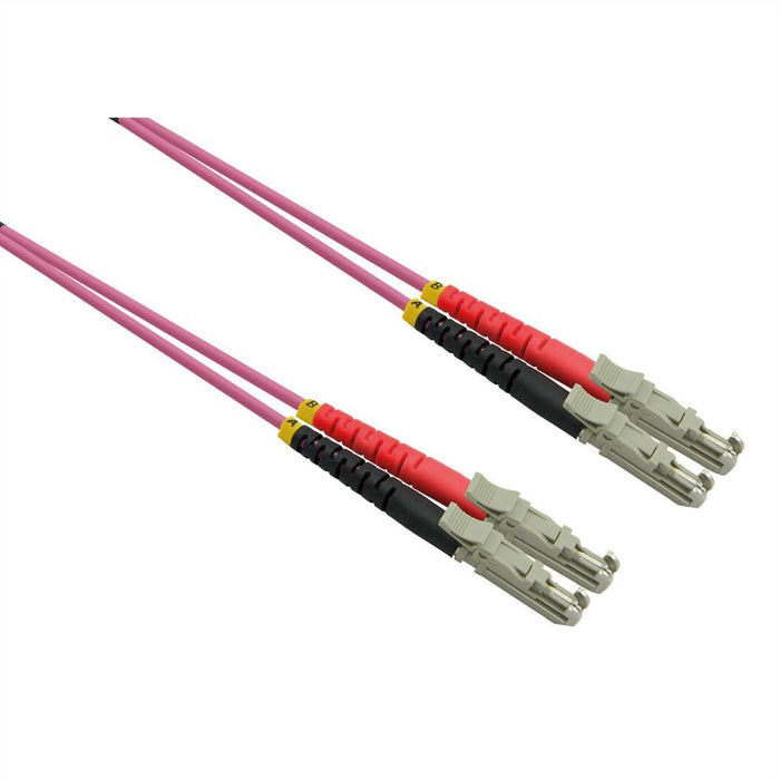 Roline Lwl-Cable Duplex 50 125m Om4, Lsh Lsh, Lsoh, Violett, 0,5 M