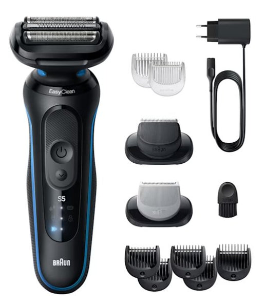 EAN 8700216645249 - Braun Series 5 52-B1650S afeitadora Máquina de afeitar de láminas Recortadora Azul imagen 1