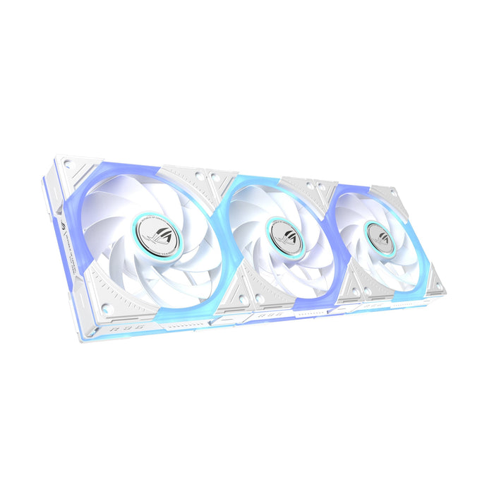 Ventilador Pc Asus Rog Eurux Gr120 Fan Argb Reverse Blanco 3in1