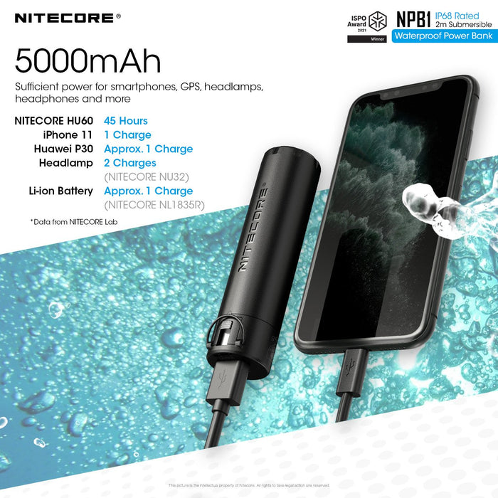 EAN 6952506494002 - Nitecore NPB1 batería externa Ión de litio 5000 mAh Negro imagen 14
