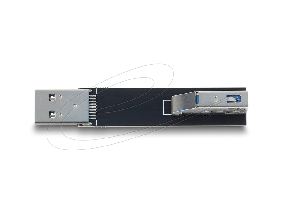 Delock Usb 10 Gbps Adapter Usb Typ-A Buchse Zu Stecker Gedreht 90° Oben