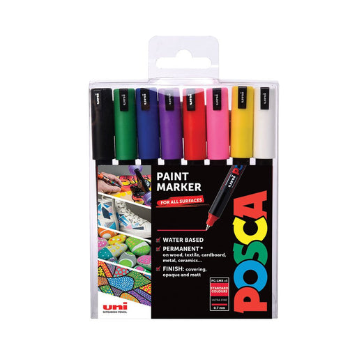 EAN 3296280033358 - POSCA PC-1MR Metálico, Multicolor 8 pieza(s) imagen 1