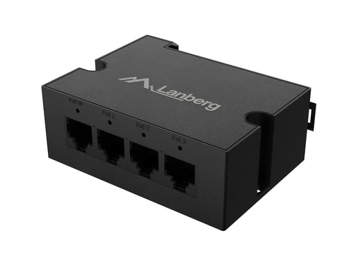 EAN 5901969447286 - Lanberg DIN-FE4-AT-30W adaptador e inyector de PoE Ethernet rápido imagen 1