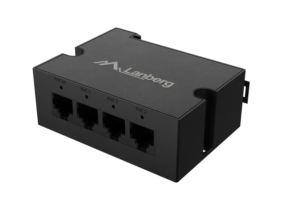 EAN 5901969447286 - Lanberg DIN-FE4-AT-30W adaptador e inyector de PoE Ethernet rápido imagen 1