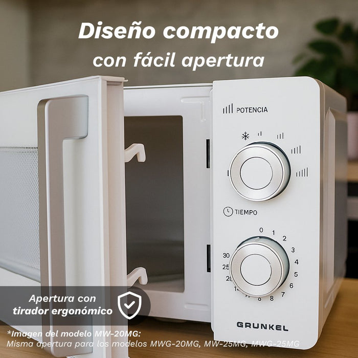EAN 8426156018942 - Grunkel MW-20MG microondas Blanco Solo microondas Encimera 20 L 700 W imagen 6