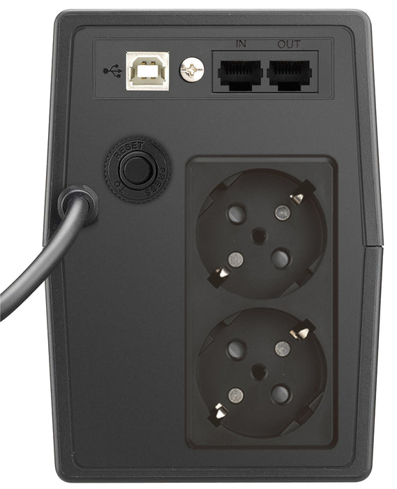 EAN 4260074982114 - PowerWalker VI 600 SCL sistema de alimentación ininterrumpida (UPS) Línea interactiva 0,6 kVA 360 W imagen 4