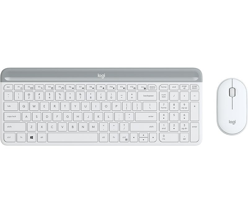 EAN 5099206086616 - Logitech 920-009205 teclado Ratón incluido Universal RF inalámbrico QWERTY Internacional de EE.UU. Blanco imagen 1