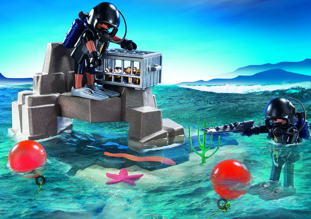 Playmobil Fuerzas Especiales Superset Unidad De Buceo