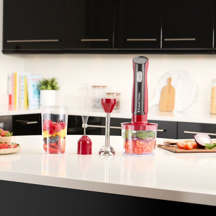 EAN 5038061162929 - Russell Hobbs 27140-56 licuadora 1 L Batidora de vaso portátil 500 W Negro, Rojo, Transparente imagen 7
