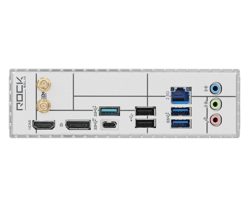 Asrock B860m Rock Wifi 1851 Matx Hdmi Dp Ddr5