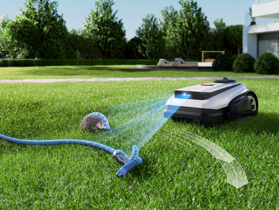 Ecovacs Robotic Lawn Mower Negro White Goat A1600 Lidar Pro Care Kit (Goat A1600)