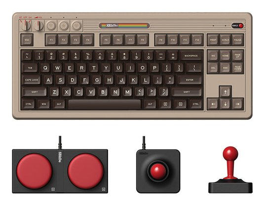 EAN 6922621506737 - 8Bitdo C64 Edition teclado Juego USB + RF Wireless + Bluetooth QWERTY Inglés del Reino Unido Gris imagen 1