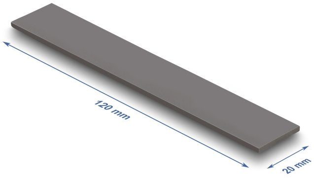 Delock Wärmeleitpad 120 X 20 X 2 Mm Para M.2 Module 3,2 W/Mk - Low Oil Bleeding
