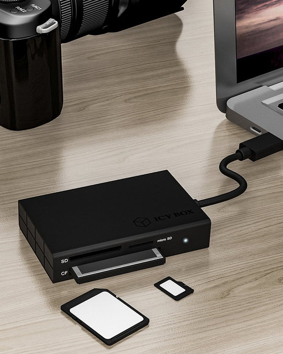 EAN 4250078167051 - ICY BOX IB-CR401-C3 lector de tarjeta USB 3.2 Gen 1 (3.1 Gen 1) Type-C Negro imagen 6