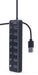 EAN 8716309124676 - Gembird UHB-U3P7P-01 hub de interfaz USB 3.2 Gen 1 (3.1 Gen 1) Type-A 5000 Mbit/s Negro imagen 3
