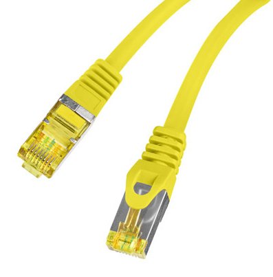 EAN 5901969437188 - Lanberg PCF6A-10CU cable de red Amarillo 1 m Cat6a S/FTP (S-STP) imagen 3