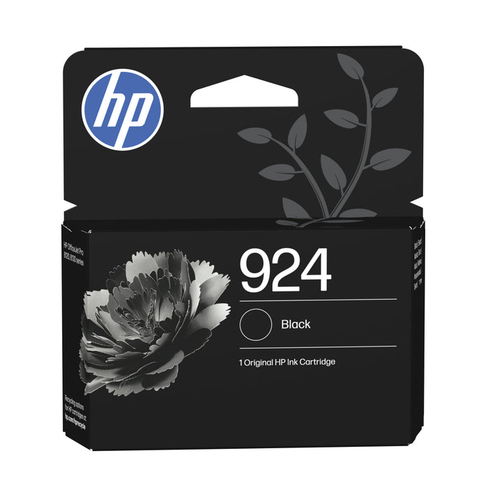 EAN 0197192363249 - HP 924 Black Original Ink Cartridge cartucho de tinta 1 pieza(s) Rendimiento estándar imagen 1