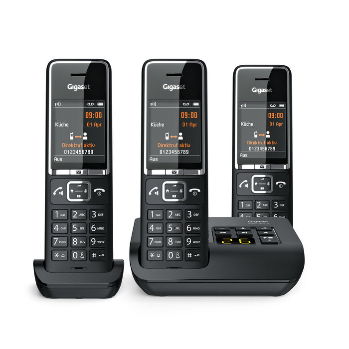 EAN 4250366865843 - Gigaset COMFORT 550A Teléfono analógico Identificador de llamadas Negro imagen 6
