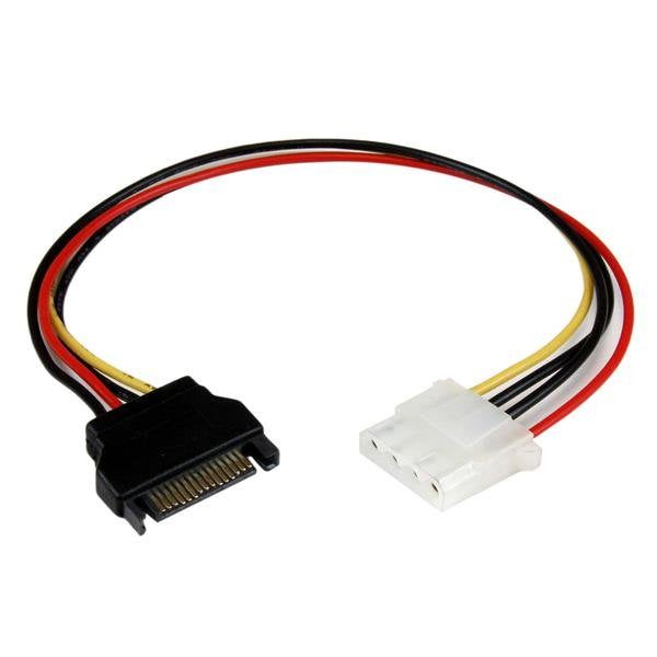 Startech Cable Alimentacion Molex Lp4 A Sata  H/M 0.30m Lp4satafm12