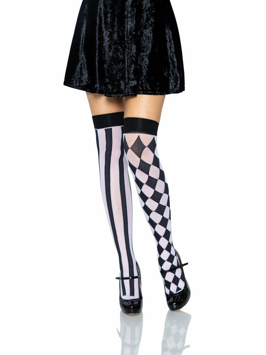 EAN 0714718450797 - Leg Avenue 6120_00722 pantis y media Negro, Blanco imagen 3