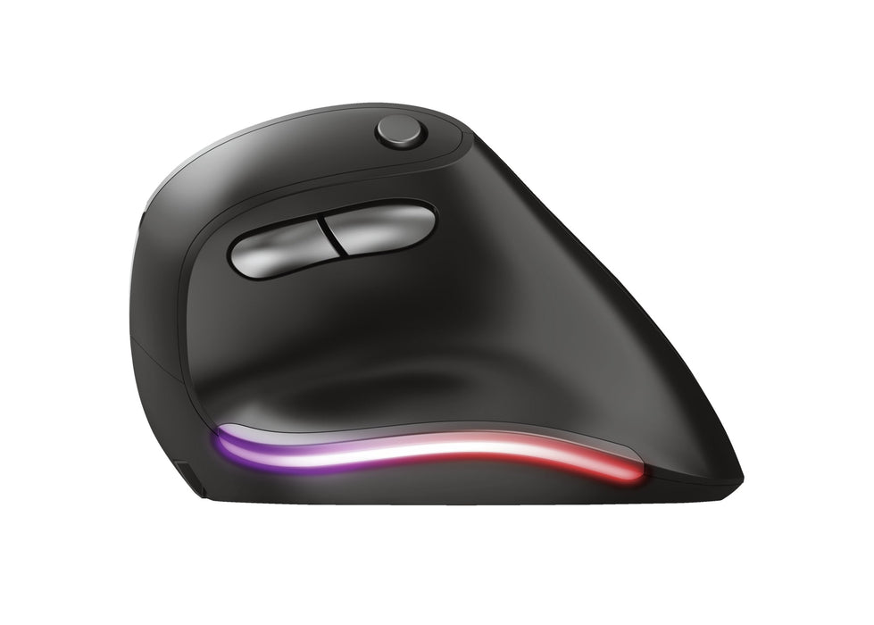 Ratón Ergonómico Inalámbrico Trust Bayo Batería Recargable Hasta 2400 Dpi