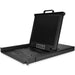 EAN 0065030872485 - StarTech.com RKCONS1708K consola de rack 43,2 cm (17") 1280 x 1024 Pixeles Acero Negro imagen 1