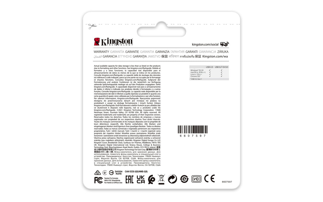 EAN 0740617326260 - Kingston Technology DataTraveler Exodia M unidad flash USB USB tipo A 3.2 Gen 1 (3.1 Gen 1) Negro, Azul imagen 7