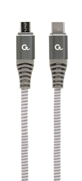 EAN 8716309121606 - Gembird CC-USB2B-CMMBM-1.5M cable USB USB 2.0 1,5 m USB C Micro-USB B Gris imagen 2