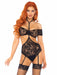 EAN 0714718549552 - Leg Avenue 89263_00105 conjunto de ropa interior y bodi Negro imagen 2