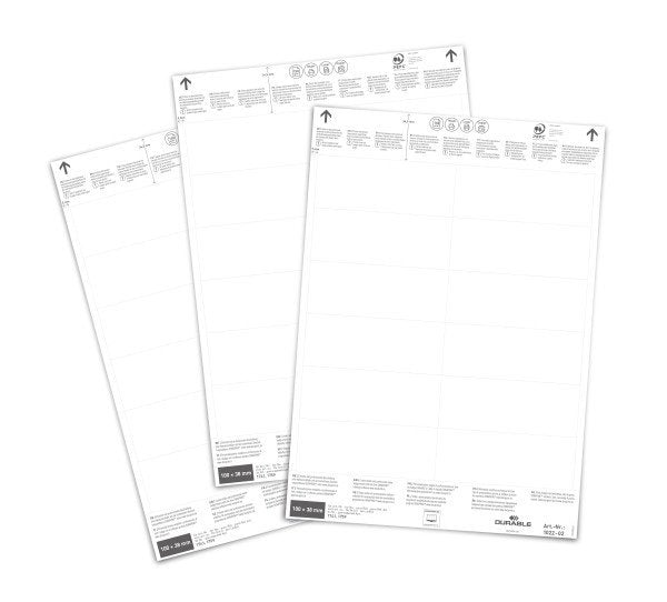 Durable Einsteckschilder Para Kennzeichnungstaschen 3.8 X 10.0 Cm