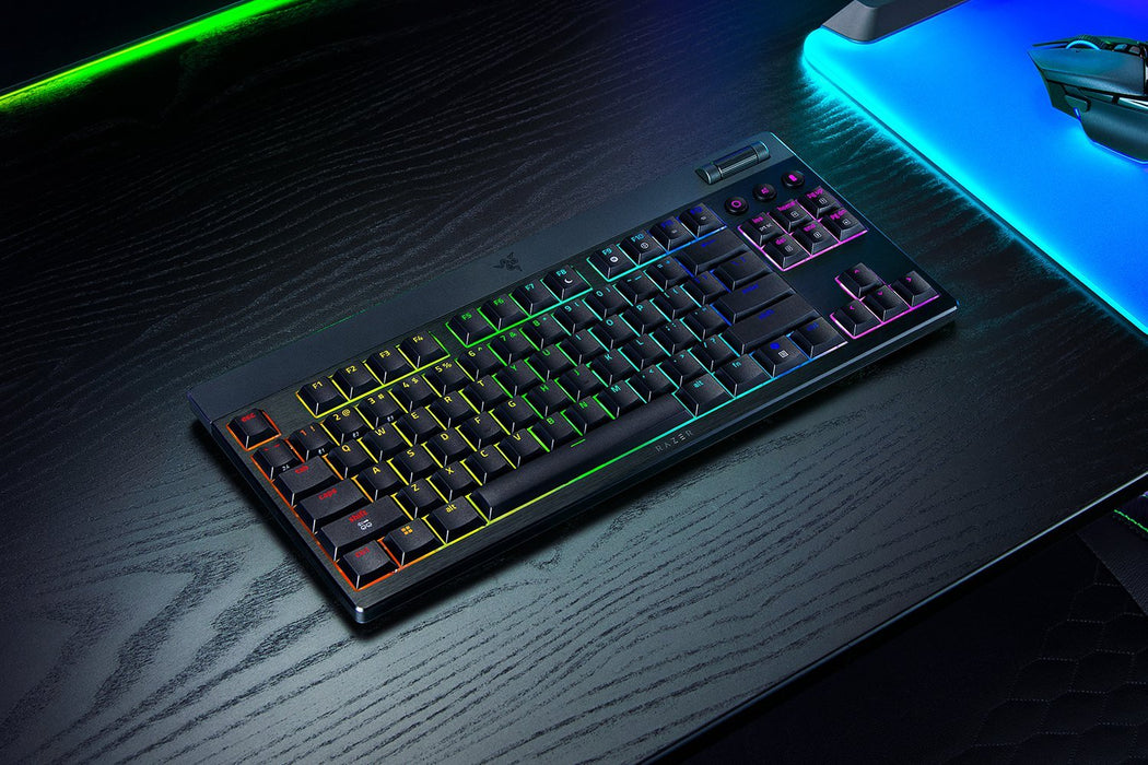 EAN 8887910073773 - Razer BlackWidow V4 Low-Profile Tenkeyless HyperSpeed teclado Juego USB + RF Wireless + Bluetooth QWERTY  imagen 1
