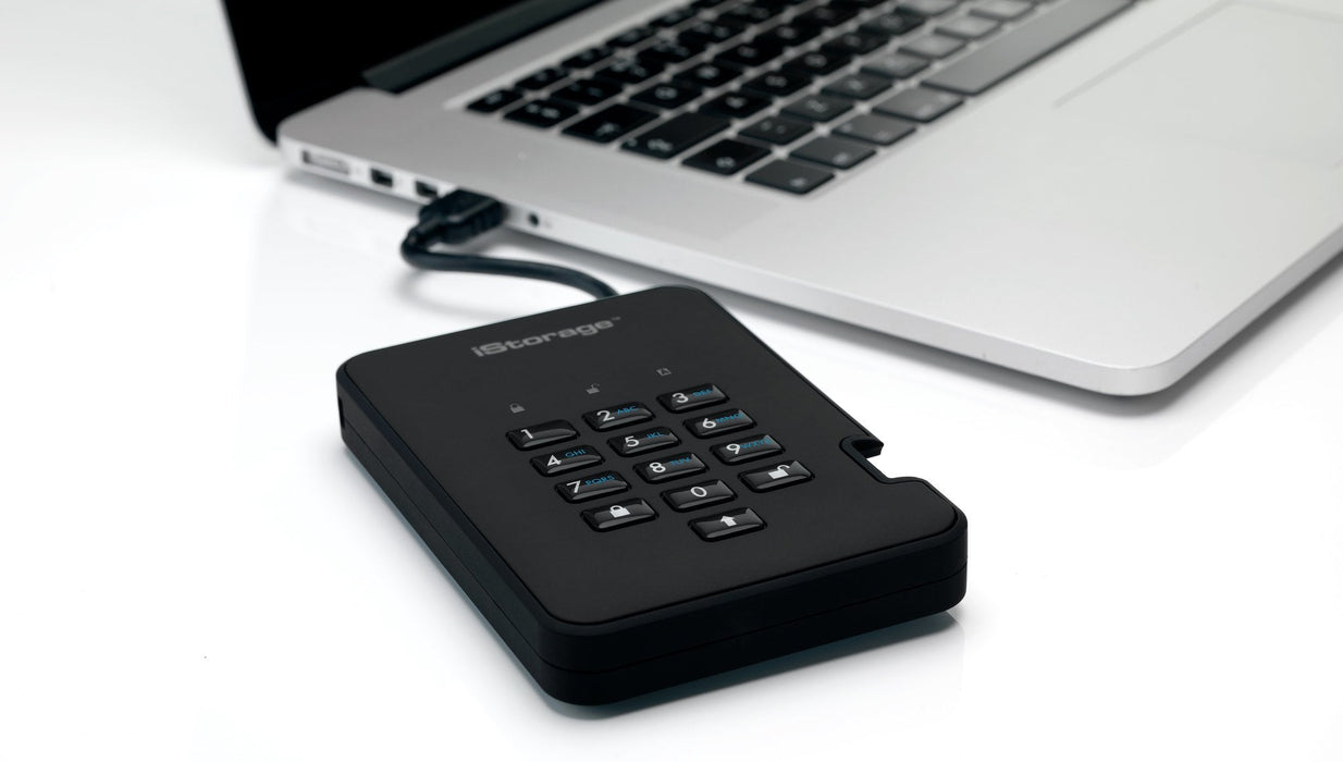 Disco Hdd Externo Istorage Diskashur2 256-Bit 2tb - Black