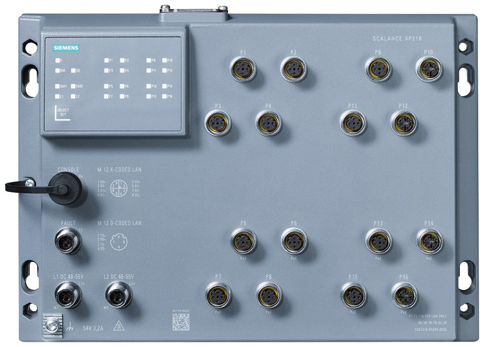 Siemens 6gk5216-0ha00-2ts6 Industrial Ethernet Switch - Switch - 1 Gbps