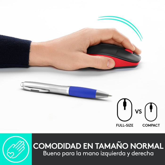 EAN 5099206091856 - Logitech 910-005908 ratón Oficina Ambidextro RF inalámbrico Óptico 1000 DPI imagen 8