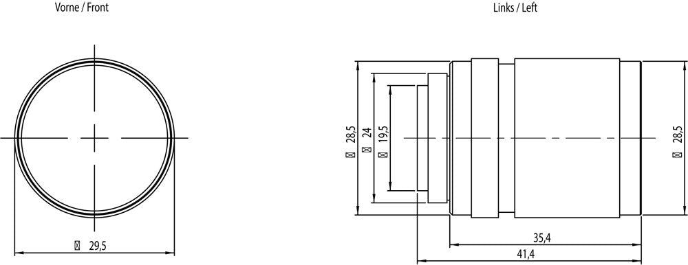 Siemens 6gf90011bh01cámara De Vigilancia-Mini-Objektiv