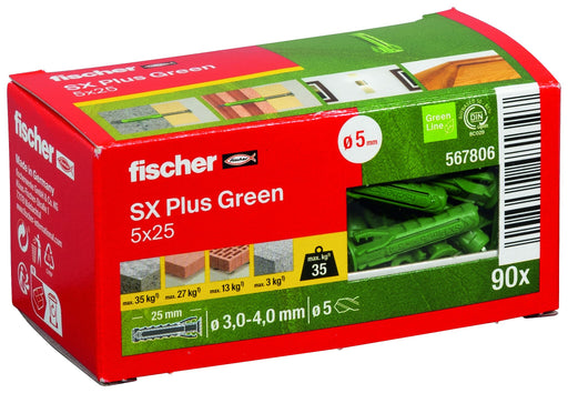 EAN 4048962481327 - Fischer 567806 tornillo de anclaje y taco 90 pieza(s) imagen 2