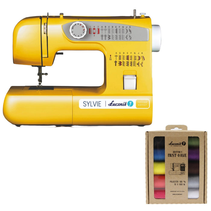 Máquina De Coser Lucznik Sylvie Amarillo
