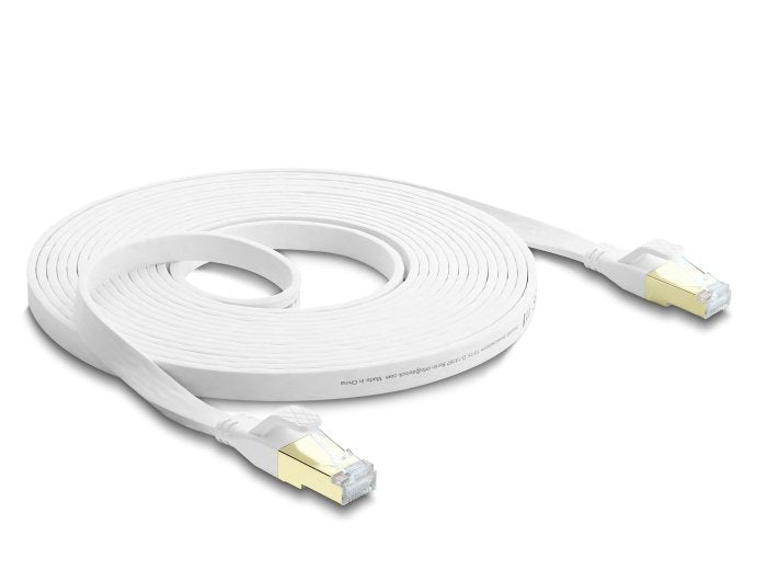 Delock Rj45 Flachband Cable De Red Cat.8.1 U Ftp 40gbps, 10m