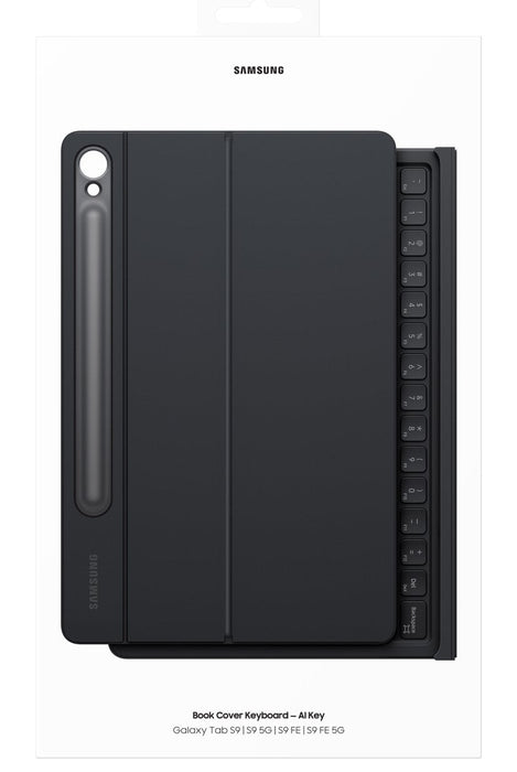 Tab S9/S9 Fe Book Cover  Keyboard Black