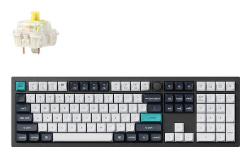 EAN 4895248869955 - Keychron Q6 Max teclado Universal USB + RF Wireless + Bluetooth QWERTZ Alemán Negro, Blanco imagen 1