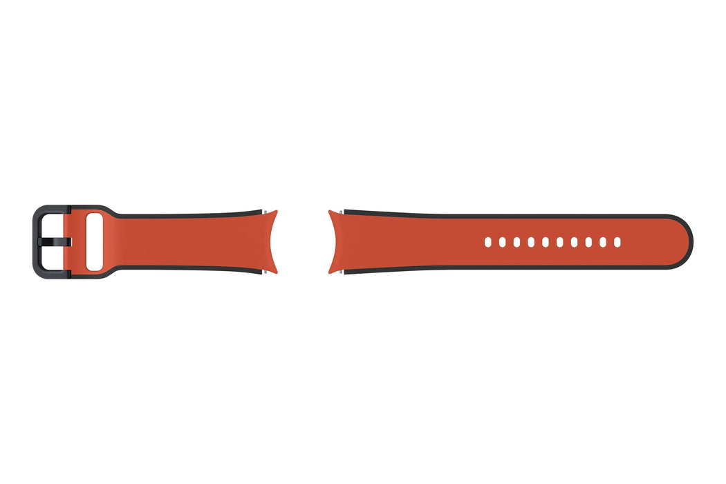 Samsung Two-Tone Sport Band 20mm, M L Et-Str91 Rojo For Galaxy Watch4 Or Later - Et-Str91lregeu