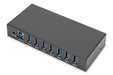 EAN 4016032497196 - Digitus DA-70258-1 hub de interfaz USB 3.2 Gen 1 (3.1 Gen 1) Type-B 5000 Mbit/s Negro imagen 1