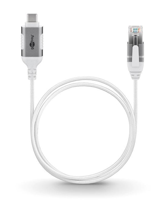 EAN 4040849743894 - Goobay 74389 cambiador de género para cable USB 3.1 type A RJ45 Blanco imagen 5